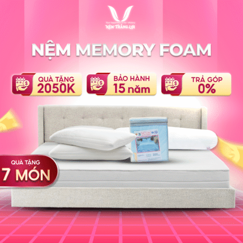 NỆM CAO SU MEMORY FOAM THẮNG LỢI